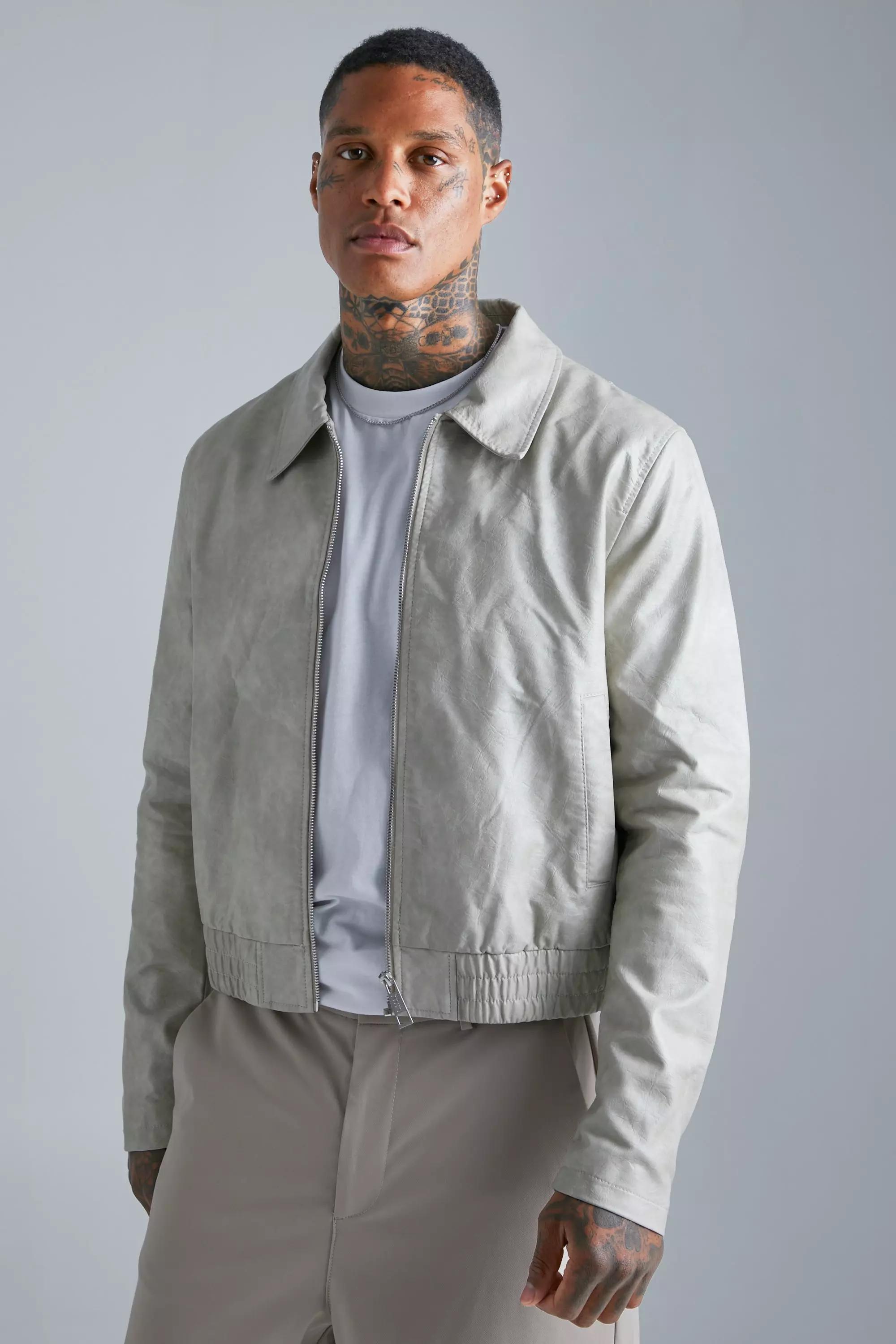 Pale grey store jacket